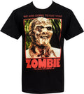 Zombie Men's Horror T-Shirt Retro B-Movie Poster Monster
