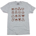 Animal Crossing Adult New T-Shirt  - 16 Simple Character Head Pics