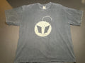 Gildan | Streetwear Graphic T-Shirt | DARK GREY WASH | XLarge -Y2K Edgy Punk Alt