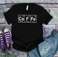 Funny Periodic Table Coffe Science tee Cool Chemistry elements Trendy T-Shirt