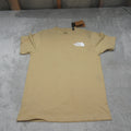 North Face Shirt Mens Small Cream Evo Throwback SS Tee Summer Minimalist NEW