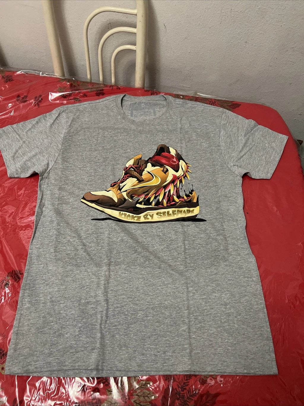 Sneaker Tshirt Mens Sz Large by selfmade
