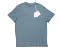 Fedeli $348 NWT Blue Extreme Linen Flex Short Sleeve T-Shirt (52 IT) L