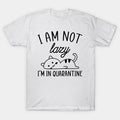 I am not lazy quarantine T Shirt For stag do joke Mens Birthday Novelty Funny