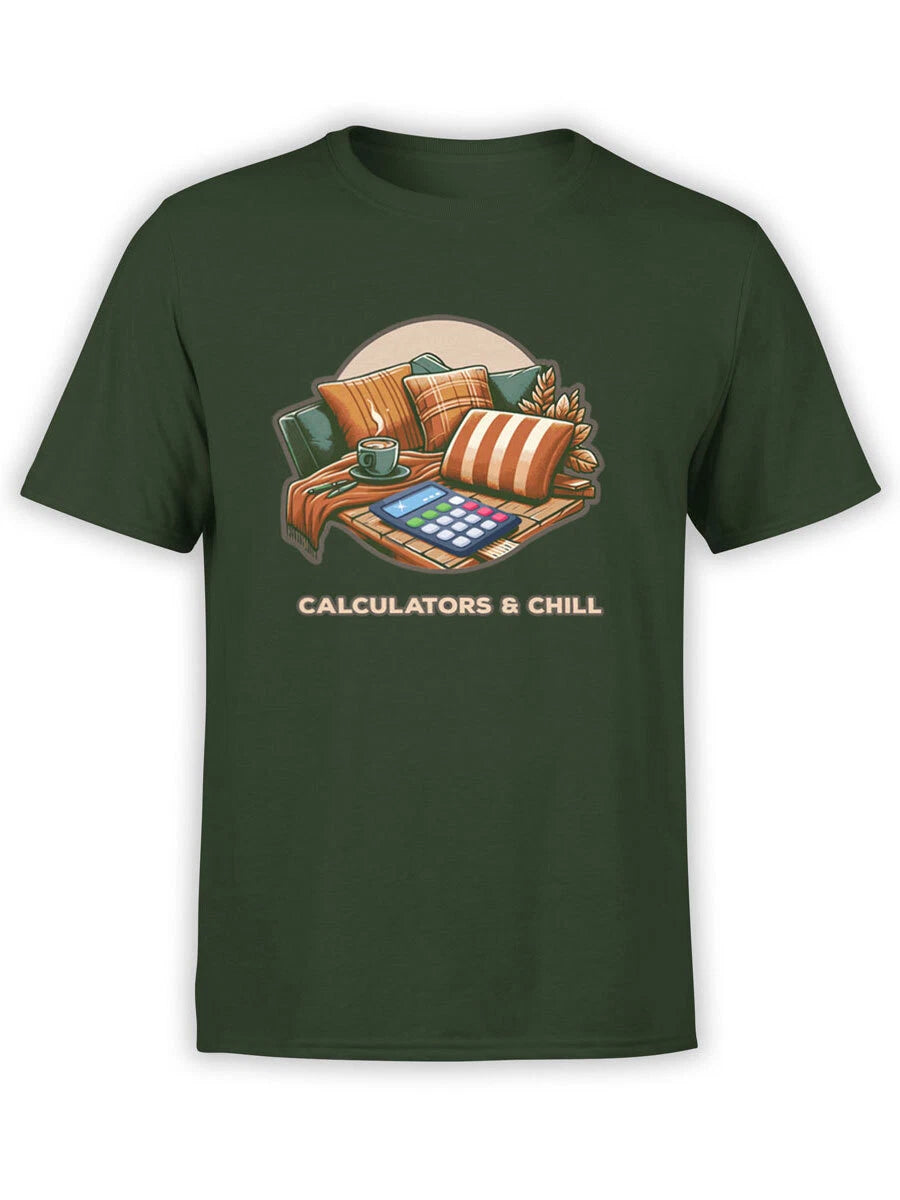 FANTUCCI Accountants T-Shirt Collection | Calculators & Chill T-Shirt | Unisex