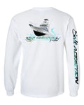 Salt Addiction Saltwater Fishing Long Sleeve T Shirt Cotton ocean trolling