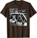 Funny Gangster Cats Street Design Funny Gangster Cat Unisex T-Shirt