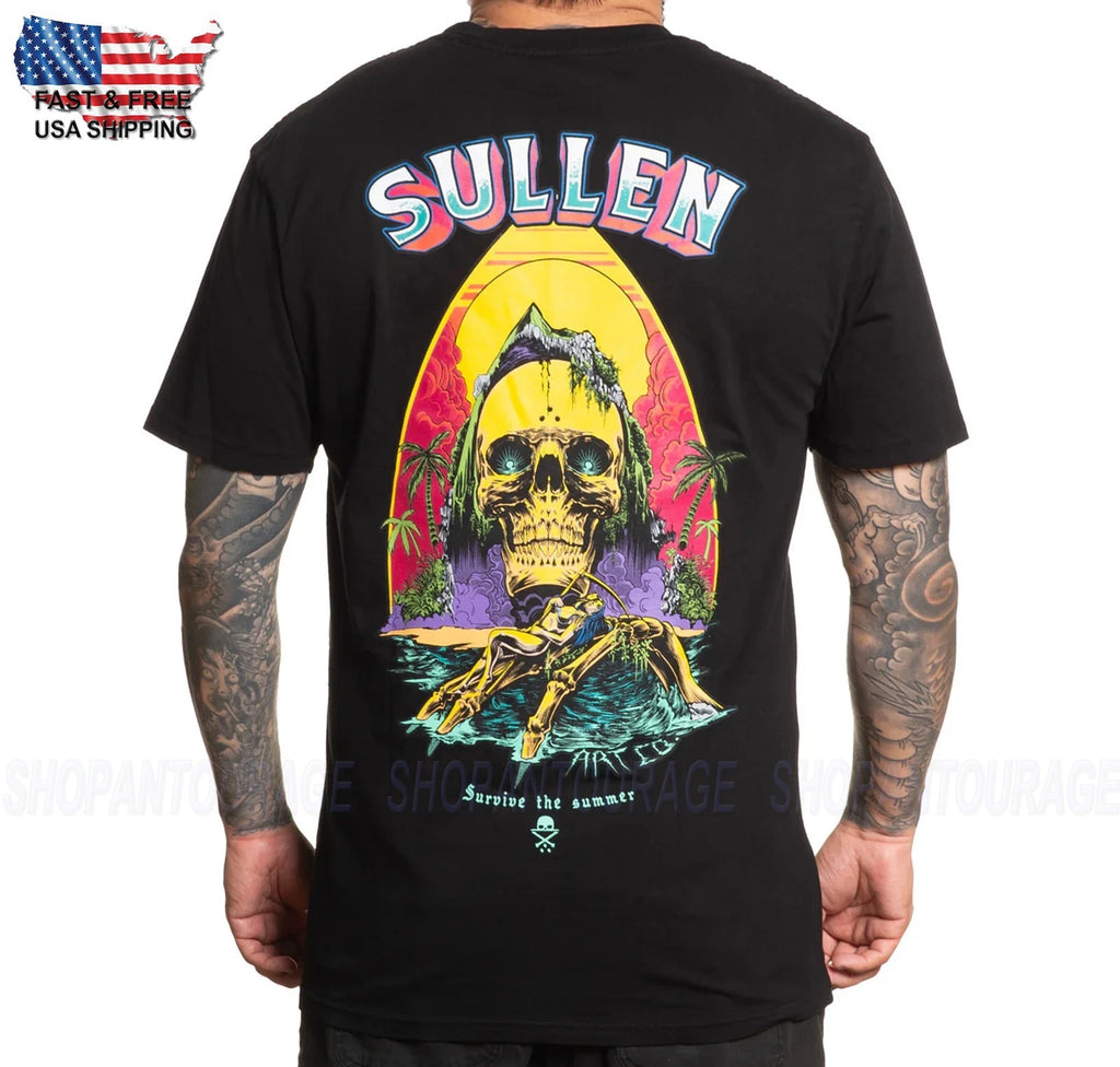 Sullen Art Collective Sopravvivenza Premium Fit SCM6606 Manica Corta T-Shirt