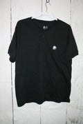 Taco Bell T Shirt Men's Size XL Black Henley Pop Art Back Hit Tee Employee Work