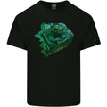 A Polygonal Chameleon Mens Cotton T-Shirt Tee Top