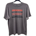 Teesroom Mens Gray Sarcastic Graphic T-Shirt Dumbest Way Possible Large L