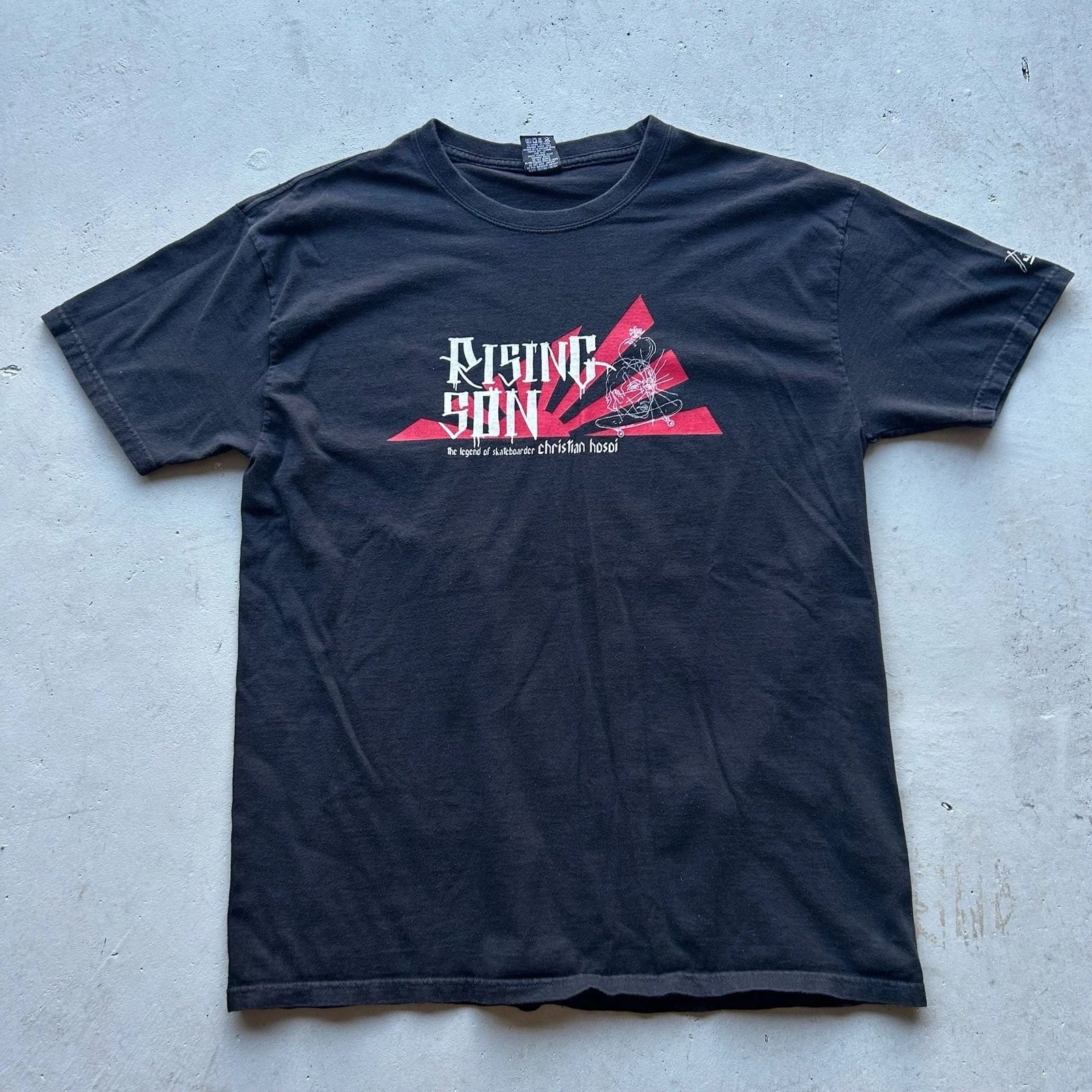 Vintage Y2K Quiksilver Rising Son The Legend of Skateboarder T-Shirt