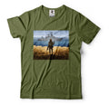Ukraine Stamp T-shirt Ukrainian soldier vs Russian Warship Tee Support Ukraine T
