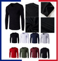 Men's Plain Blank Premium heavy Cotton T-shirt Basic Tee Long Sleeve New AU