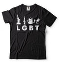 Donald Trump Support Liberty Guns Beer Trump Support Funny Parody LGBT T-shirts