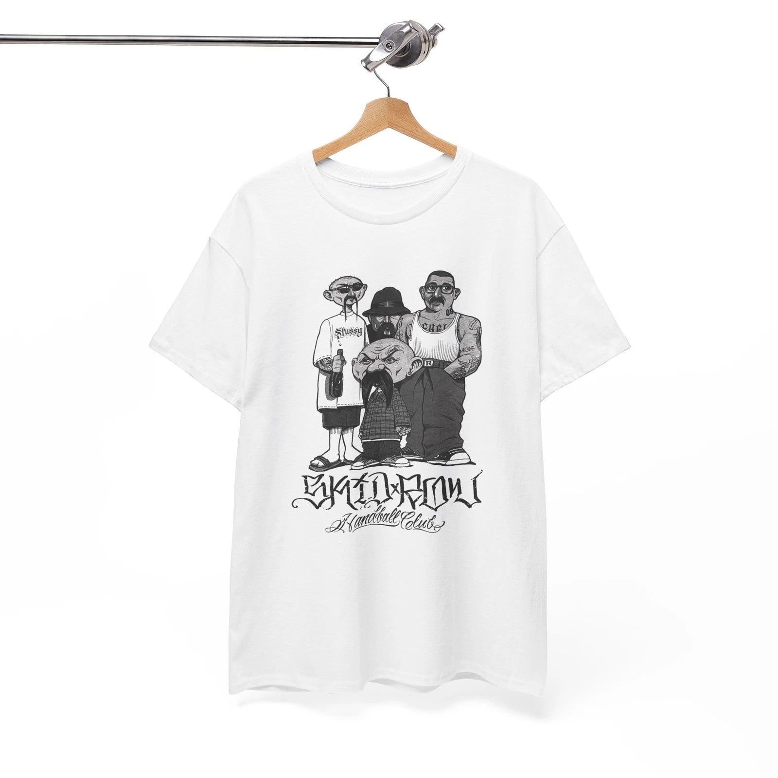 VINTAGE STUSSY MISTER CARTOON T SHIRT LOWRIDER MAGAZINE ARTE MR CARTOON