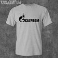 Gazprom Russian Oil Company Men's Gray Size S to 5XL