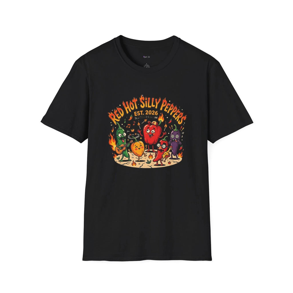Red Hot Silly Peppers T-Shirt | Cute Spicy Pepper Characters