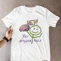 Hey You Dropped This Brain T-Shirt – Funny Sarcastic Meme Tee