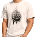 Rose Flower T Shirt Minimal Line Art Floral Aesthetic Design Tee