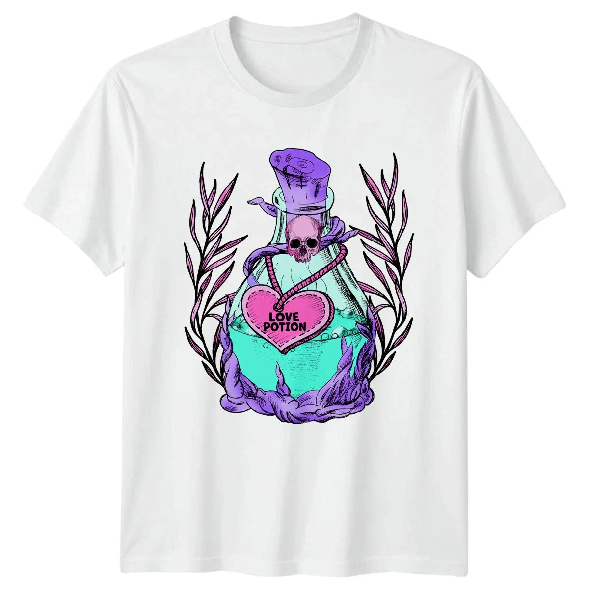 Love Potion T-Shirt Pastel Goth Valentine Valentines Day Gift For Him And Her