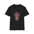 Boho Tribal Mask Tee, Comfortable Unisex T-Shirt for Festivals, Unique [...]
