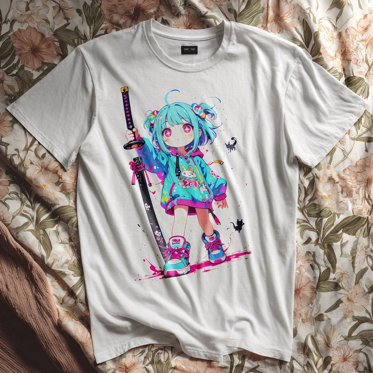Chibi Girl Cute Kawaii 005 Anime/Manga  Adult / Childrens t shirts/t-shir cotton