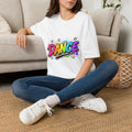 Rainbow Graffiti DANCE T-Shirt | Colorful Street Art Tee