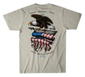 Howitzer Style Men's T-shirt Blue Collar Eagle Military Grunt MFG