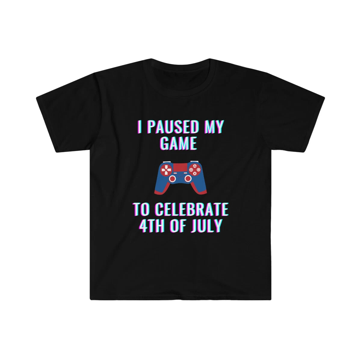 I paused my game to celebrate 4th of july Gamer shirt