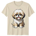Cute Shih Tzu Dog T-Shirt Shih Tzu Dogs Birthday Gift For Him And Her