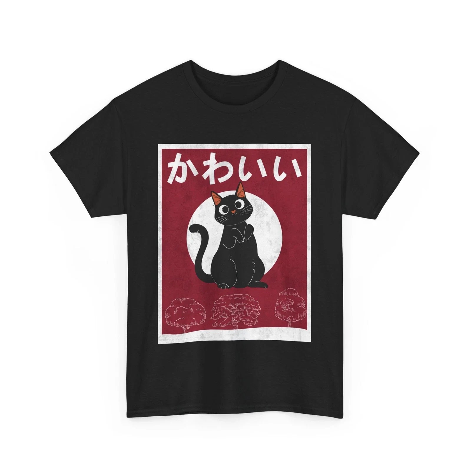 Kawaii Cat Shirt, Japanese Art Woodblock Shirt, Cats Lovers Shirt