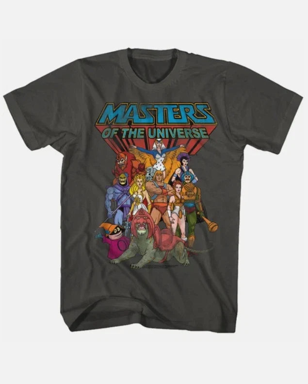 Masters Of The Universe 80's Cartoon He-Man Good Evil Characters Men's T Shirt