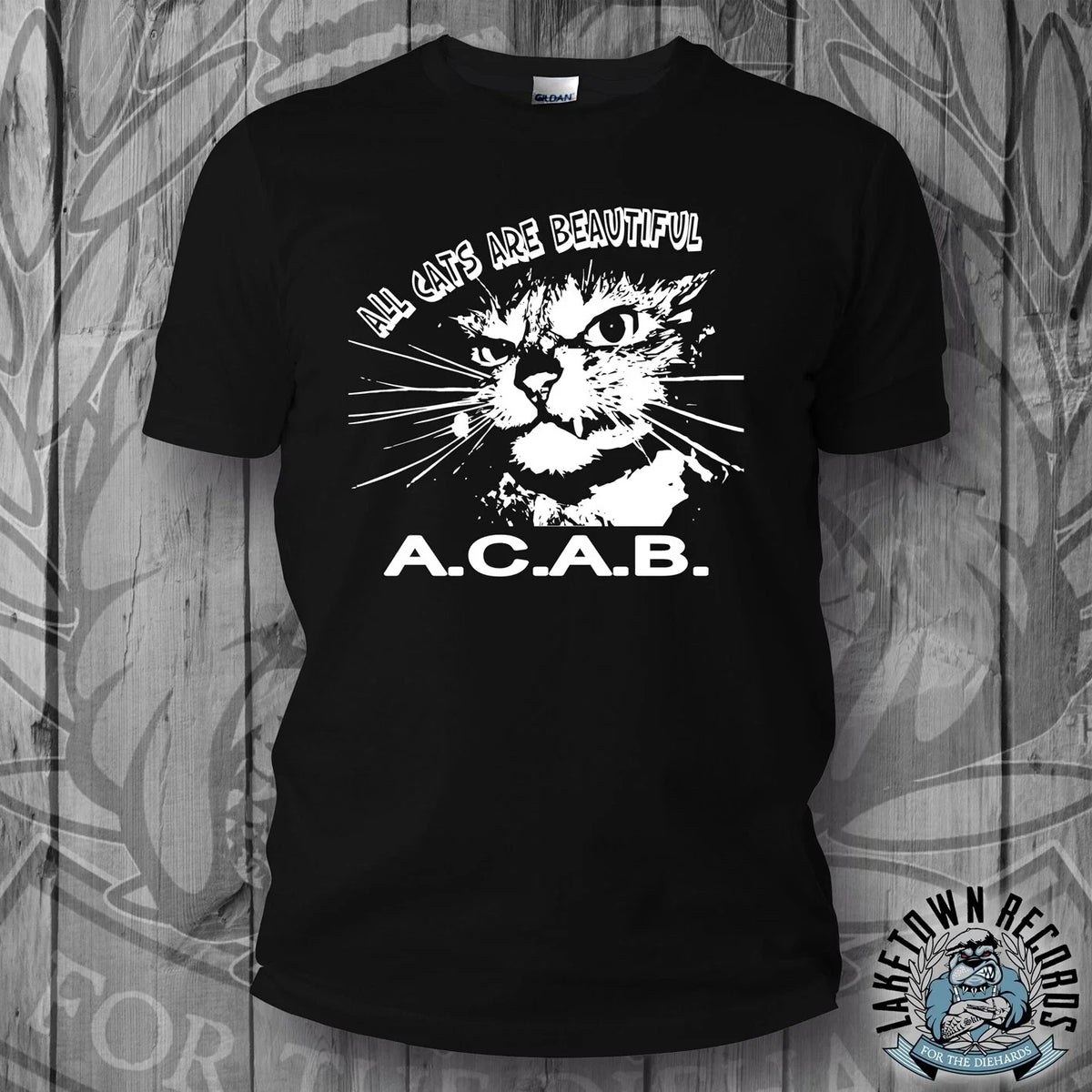 ALL CATS ARE BEAUTIFUL T-Shirt S-3XL AC AB Punk Shirt Fun All Cops 13/12 Iconic