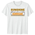 Sunshine Mixed With A Little Womens T-Shirt Sassy Birthday Gift For Her