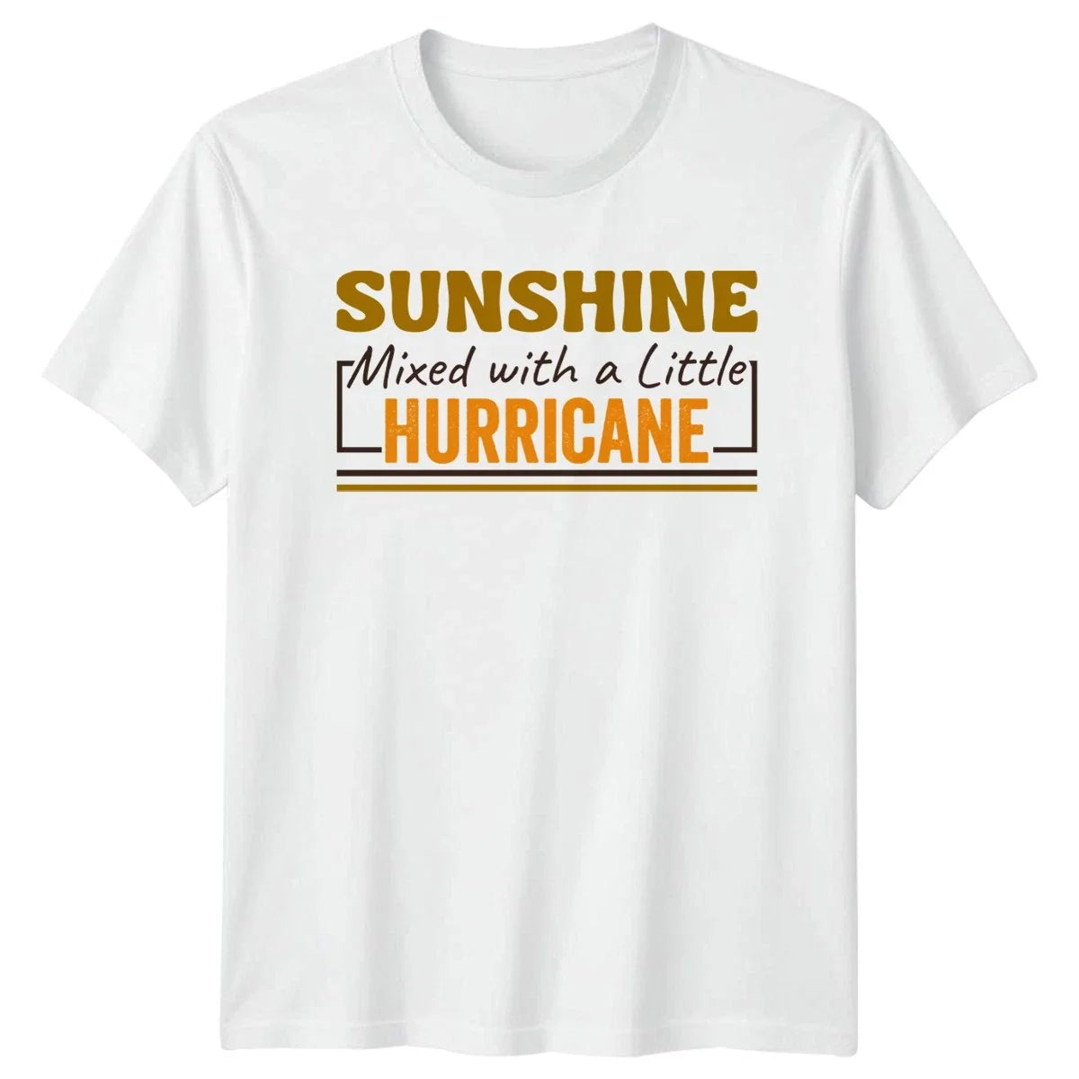 Sunshine Mixed With A Little Womens T-Shirt Sassy Birthday Gift For Her