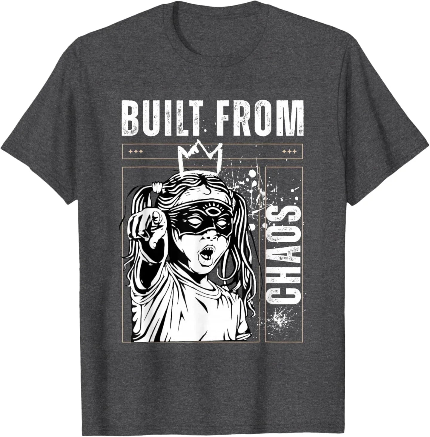 Streetwear Graphic Dark Goth Urban Aesthetic, Mens Fashion T-Shirt
