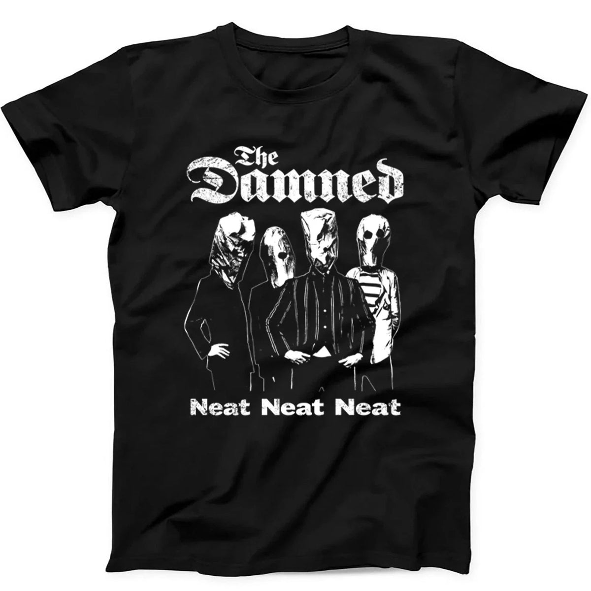 The Damned Neat Neat Neat Punk Rock Music  T Shirt Sweatshirt Hoodie 610
