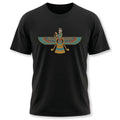 Faravahar Zoroastrian Winged Symbol T-Shirt | Ancient Persian Graphic Tee