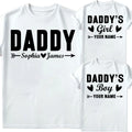Personalised Daddy & Daddys Boys Girls Fathers Day Kids Matching T-Shirts #FD