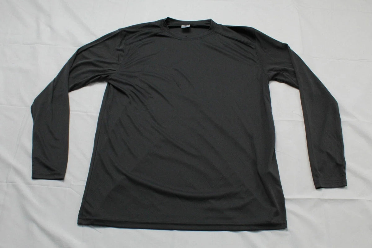 Vapor Apparel Men's Solar Repreve L/S Shirt JQ2 Carbon Sizes Medium-Large