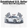 DigiRods Chevy Corvette C6 2013 60th Anniversary  Cartoon Car T Shirt