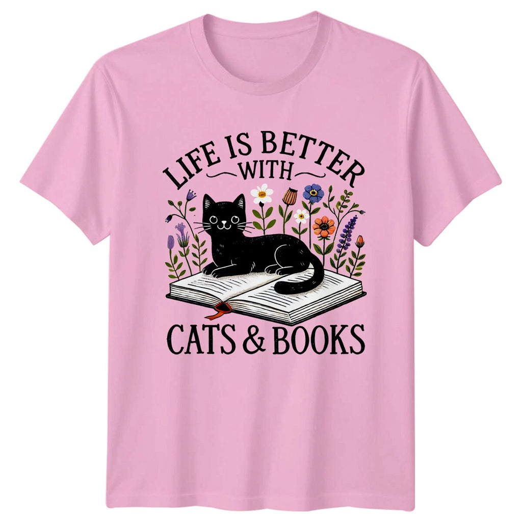 Easily Distracted By Cats T-Shirt, Funny Retro Cat Lover Tee