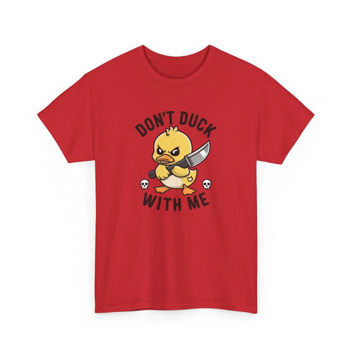 Aesthetic Duck T-Shirt - Minimalist Cute Ducky Tee Dont Duck With Me Shirt