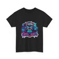 Neon Graffiti Gorilla King T-Shirt | Streetwear Crowned Ape Graphic Tee, Cotton