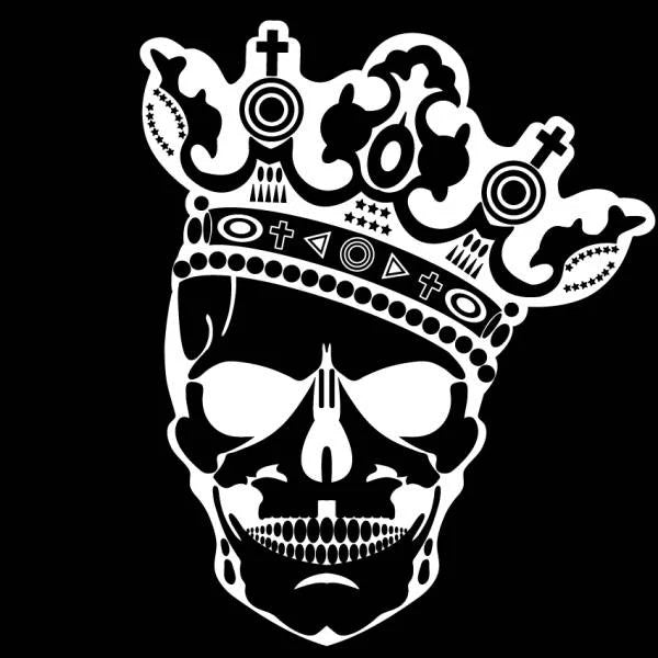 B4 Beyond skull skeleton crown T shirt TEE street fashion hip hop dance HIPHOP s