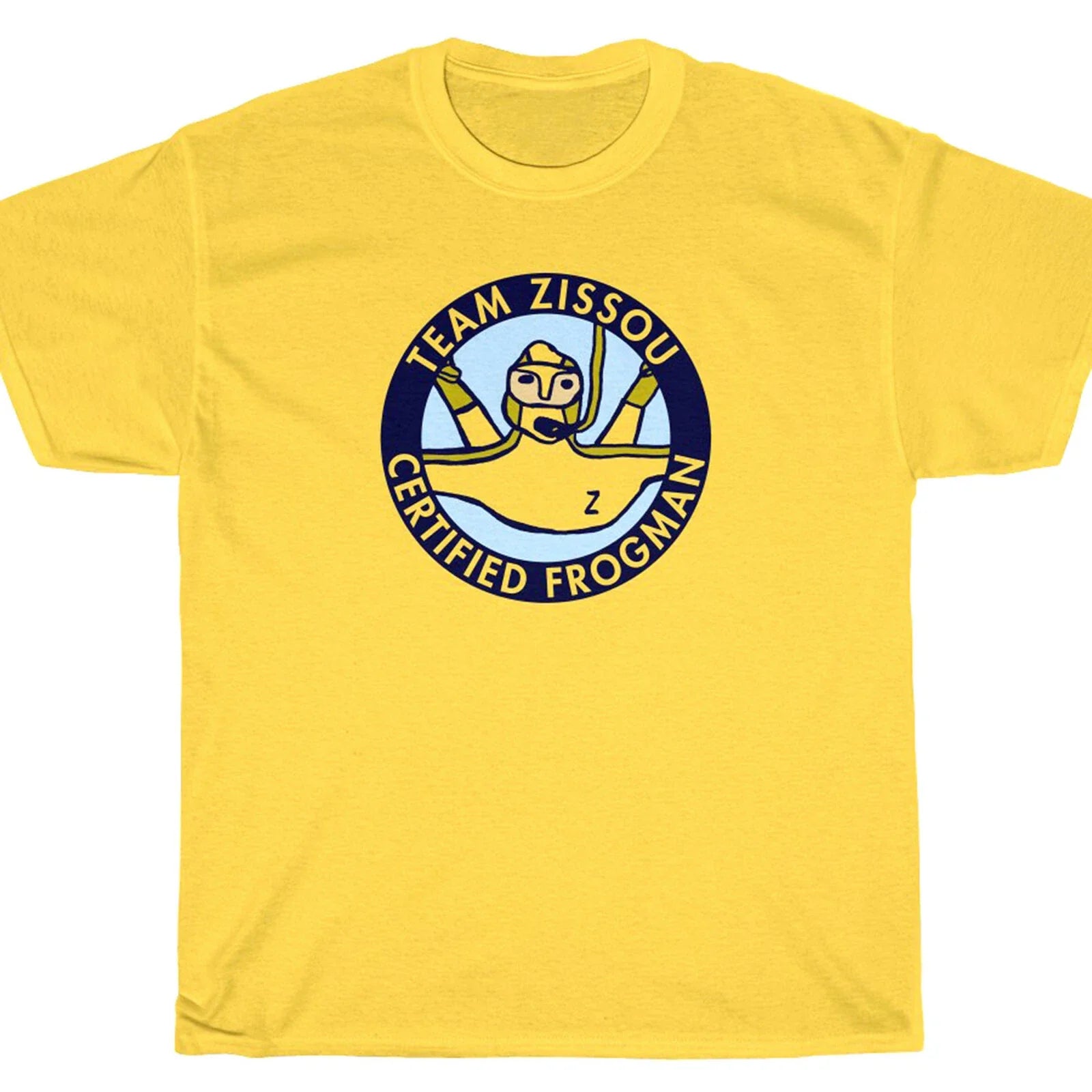TEAM ZISSOU CERTIFIED FROGMAN T-Shirt - Life Steve Scuba Aquatic