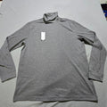 new Croft & Barrow Turtleneck Mens Large Gray Easy Care Extra Soft