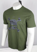 Oakley Men's Camo Skull T Shirt Short Sleeve Crew New Dark Brush