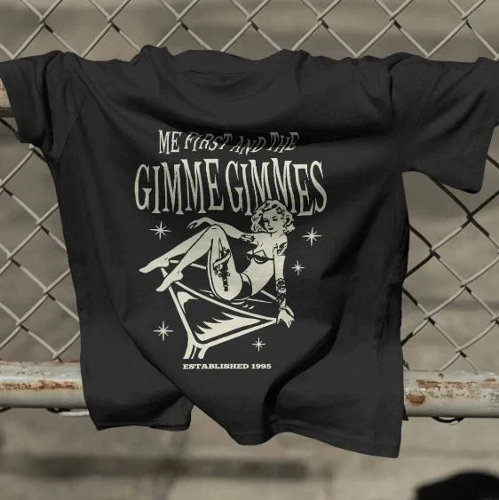 ME FIRST AND GIMME GIMMES MARTINI GIRL T SHIRT